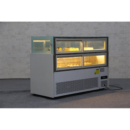 Kende Fresh food cooler display cabinets Shaped model air-cooled refrigerated display cabinet-conventional model customised model(Price please ask customer service)