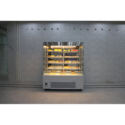 Kende Fresh food cooler display cabinets Shaped model air-cooled refrigerated display cabinet-conventional model customised model(Price please ask customer service)