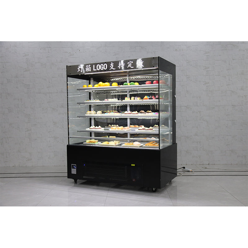Kende Fresh food cooler display cabinets Shaped model air-cooled refrigerated display cabinet-conventional model customised model(Price please ask customer service)