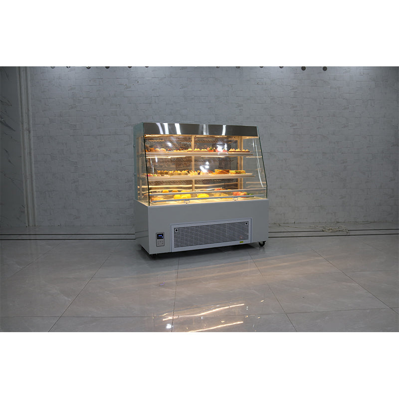 Kende Fresh food cooler display cabinets Shaped model air-cooled refrigerated display cabinet-conventional model customised model(Price please ask customer service)