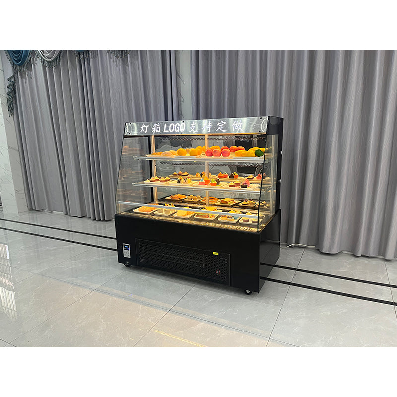Kende Fresh food cooler display cabinets Shaped model air-cooled refrigerated display cabinet-conventional model customised model(Price please ask customer service)
