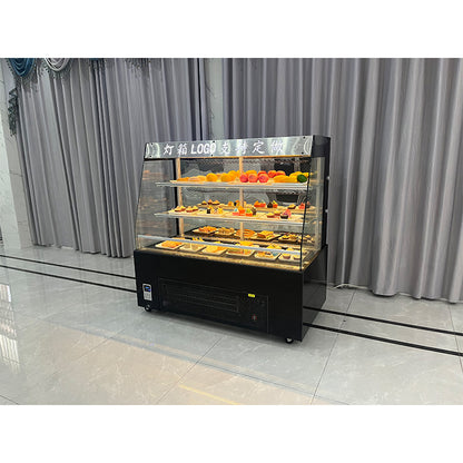 Kende Fresh food cooler display cabinets Shaped model air-cooled refrigerated display cabinet-conventional model customised model(Price please ask customer service)