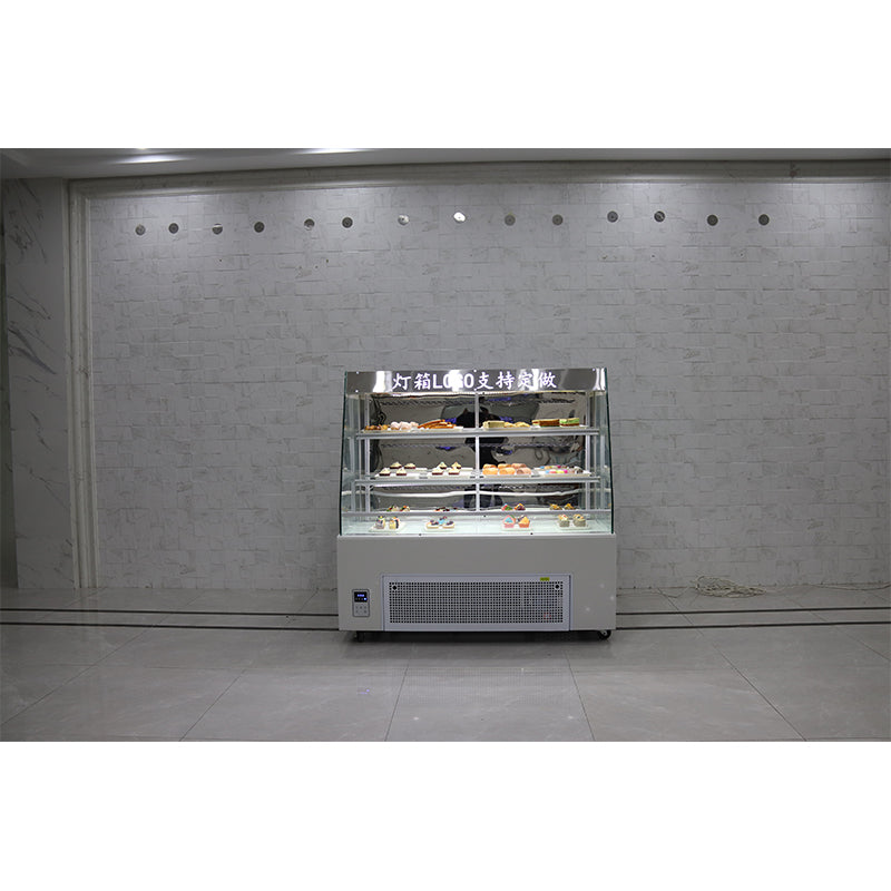 Kende Fresh food cooler display cabinets Shaped model air-cooled refrigerated display cabinet-conventional model customised model(Price please ask customer service)