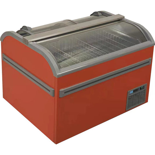Kende Fresh Display Cabinet Commercial Western Food Thermostatic Refrigerator island cabinet(Price please ask customer service)