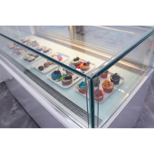 Kende Fresh food cooler display cabinets Shaped model air-cooled refrigerated display cabinet-conventional model customised model(Price please ask customer service)