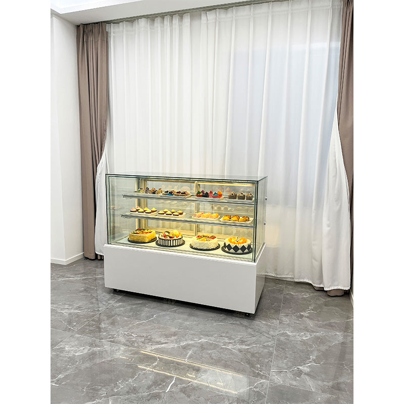 Kende Fresh food cooler display cabinets Shaped model air-cooled refrigerated display cabinet-conventional model customised model(Price please ask customer service)