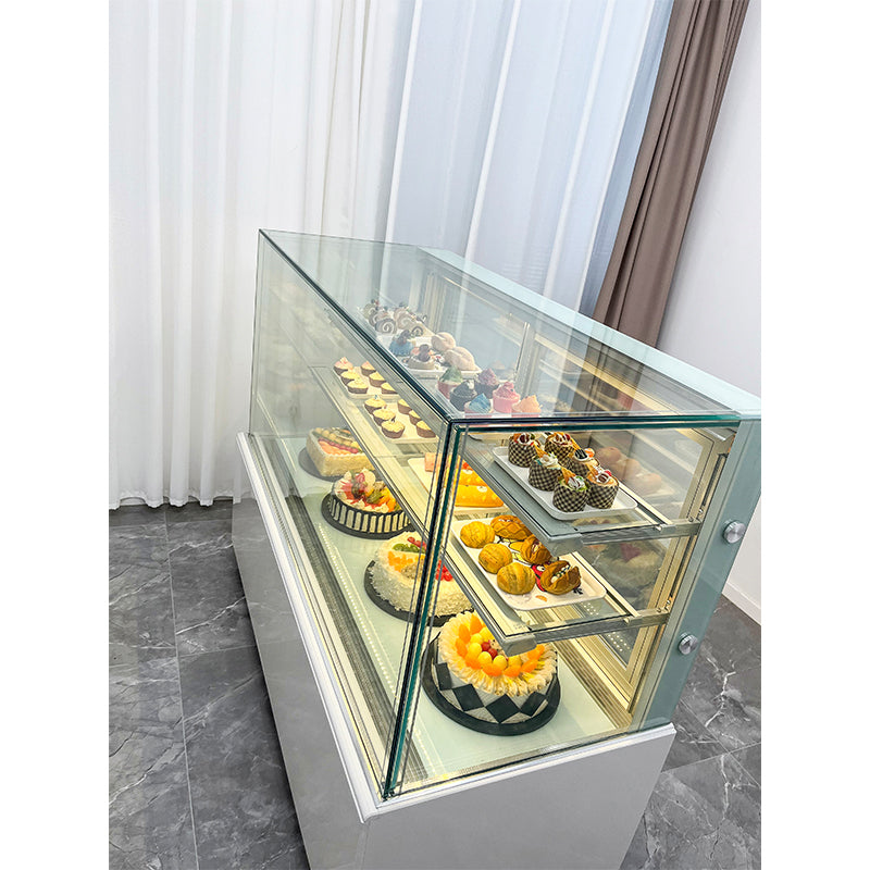 Kende Fresh food cooler display cabinets Shaped model air-cooled refrigerated display cabinet-conventional model customised model(Price please ask customer service)