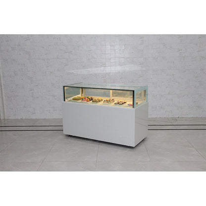 Kende Fresh food cooler display cabinets Shaped model air-cooled refrigerated display cabinet-conventional model customised model(Price please ask customer service)