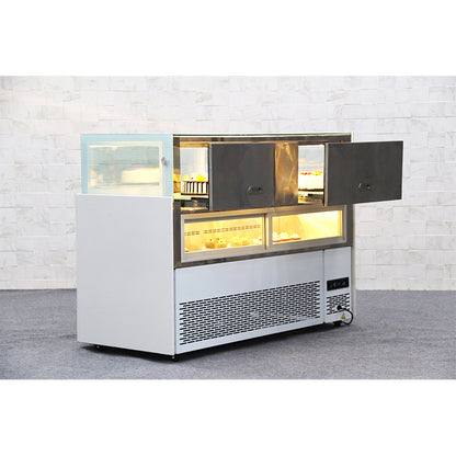 Kende Fresh food cooler display cabinets Shaped model air-cooled refrigerated display cabinet-conventional model customised model(Price please ask customer service)
